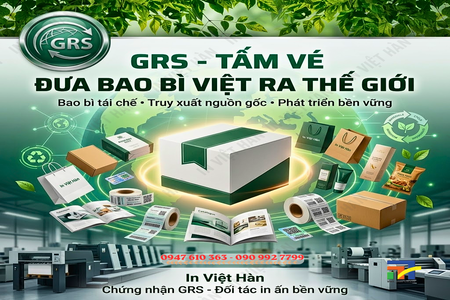 Chứng Chỉ GRS Là Gì? Giải Pháp In Bao Bì Tái Chế Chuẩn Quốc Tế