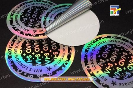 Tem 7 Màu Hologram Chống Hàng Giả