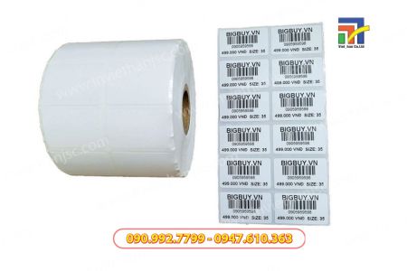 In Tem Dán Barcode, Decal Giấy, Decal Trắng Giá Rẻ - Lấy Ngay