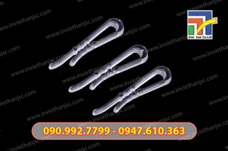 Kẹp Cá Sấu - Kẹp nhựa mini trong suốt