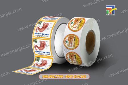 Tem Dán Dạng Cuộn