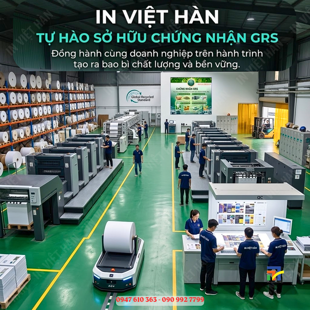Sử dụng bao bì đạt chuẩn GRS giúp định vị thương hiệu đẳng cấp