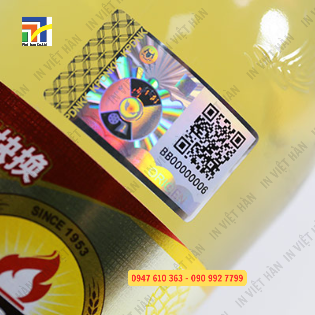 In tem bảo hành, tem vỡ sắc nét